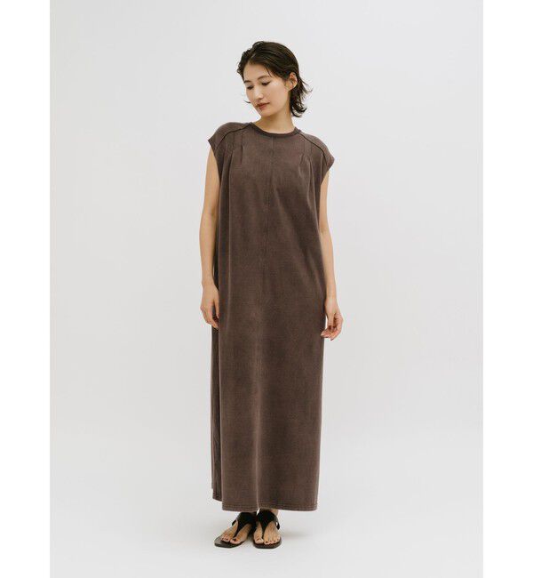 MIDIUMISOLID「MIDIUMISOLID for Ladies ピグメントフォールドワンピース」|ワンピース|