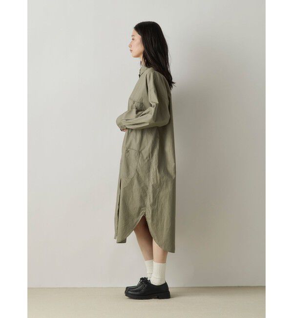 MidiUmi「MidiUmi ワークシャツコートワンピース」|ワンピース|