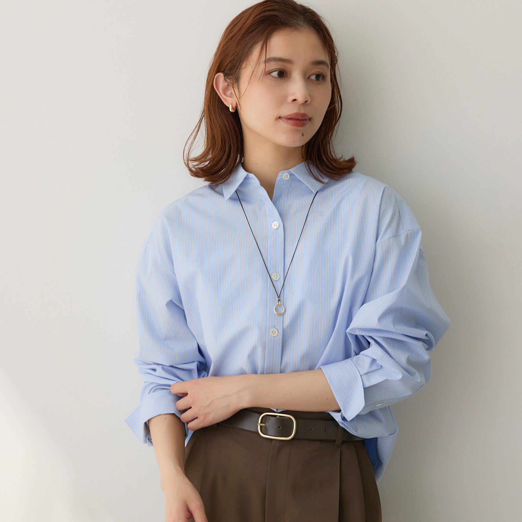 UNTITLED「【多色展開】カラーベーシックシャツ」|シャツ・ブラウス|