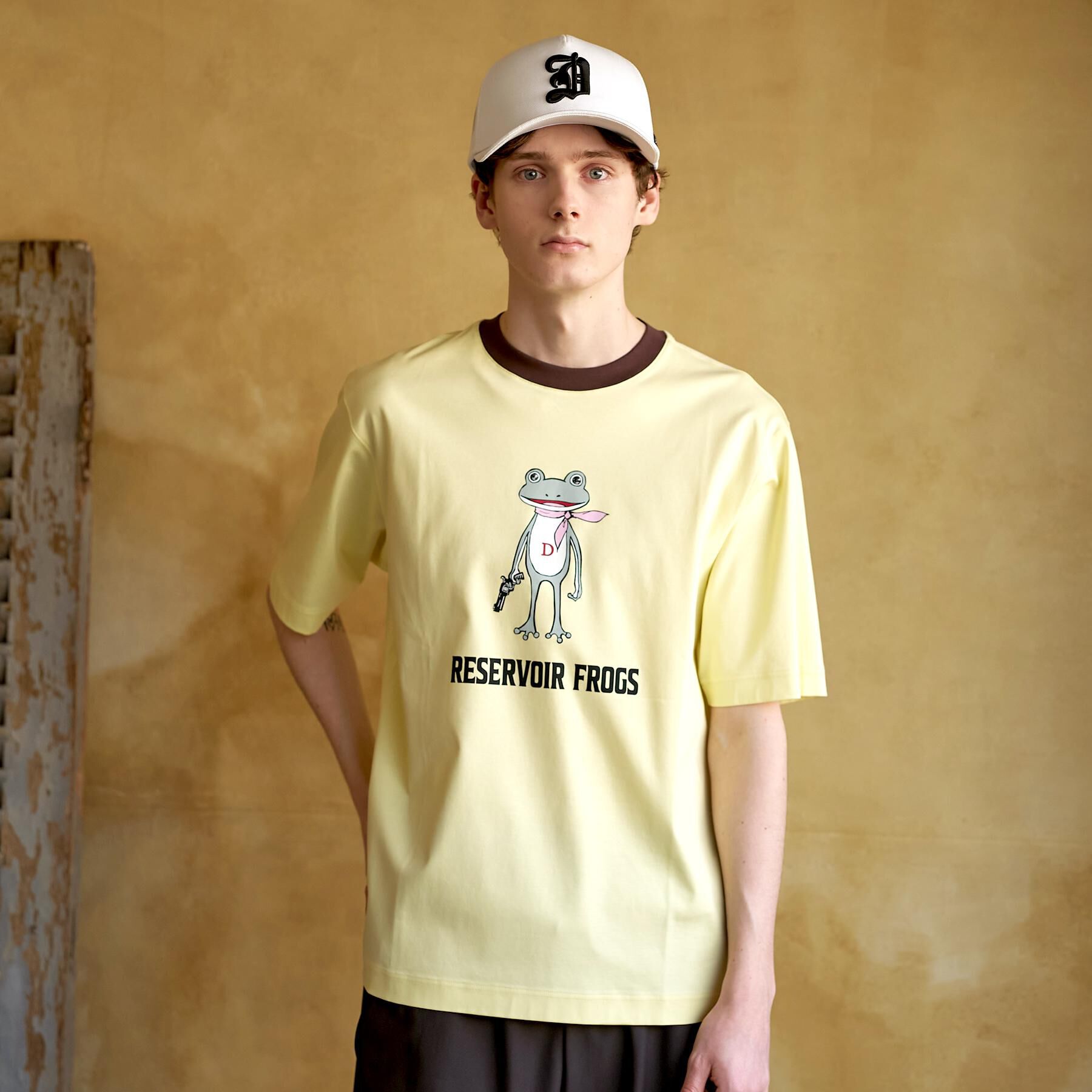 DRESSTERIOR「【接触冷感／抗菌防臭／消臭】ICE CLEAR COTTON フロッグオーバーフィットTシャツ」|Tシャツ・カットソー|