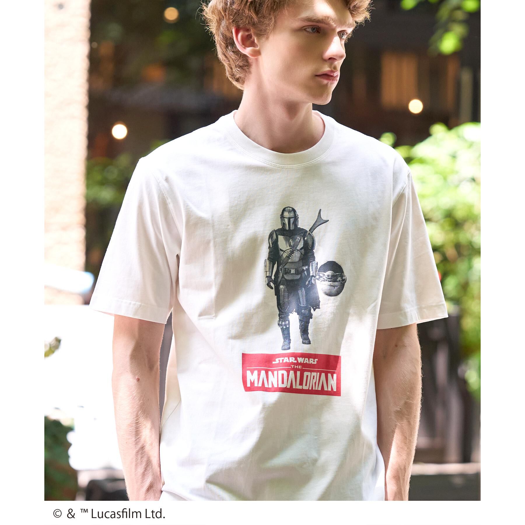 DRESSTERIOR「【接触冷感】STAR WARS マンダロリアン Tシャツ」|Tシャツ・カットソー|
