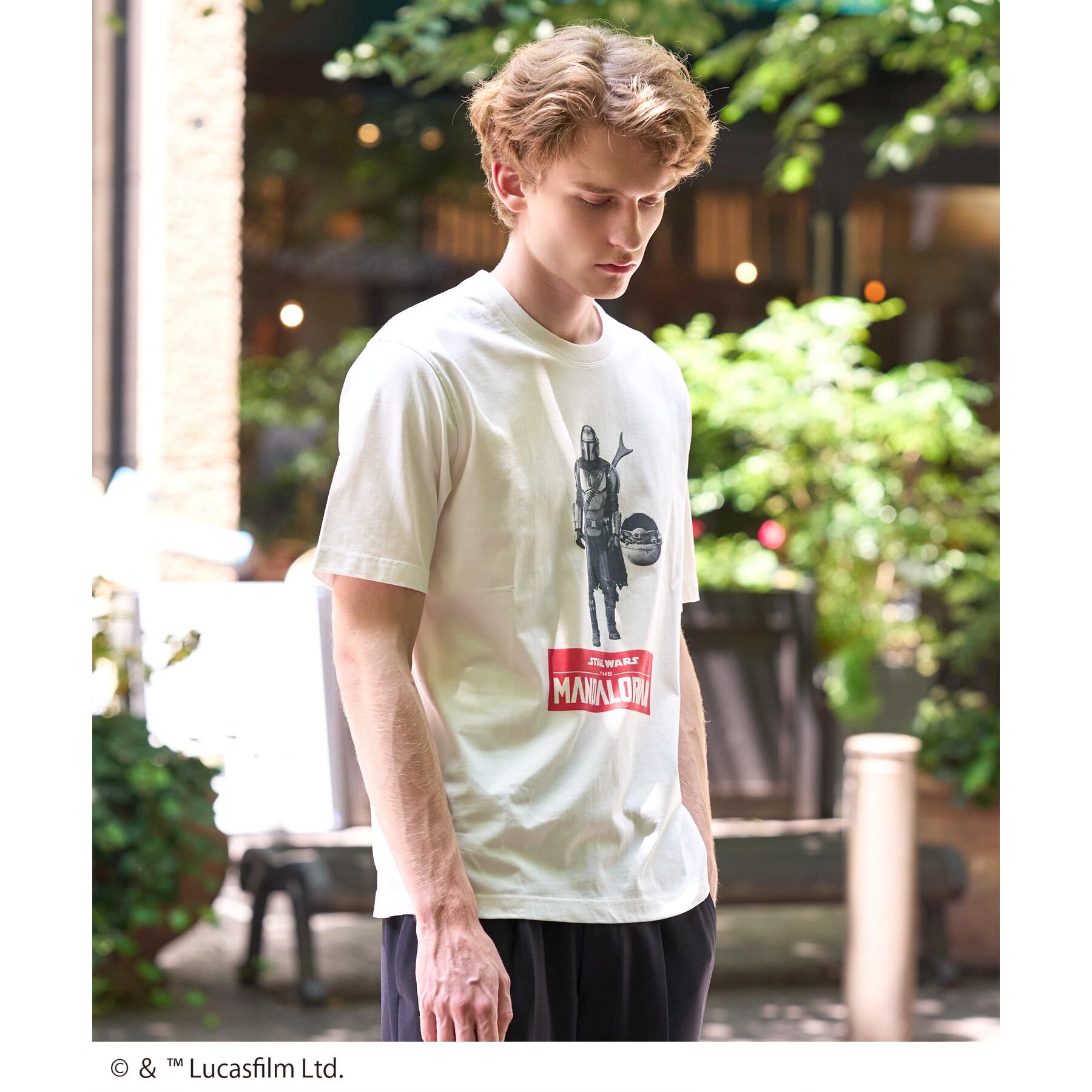 DRESSTERIOR「【接触冷感】STAR WARS マンダロリアン Tシャツ」|Tシャツ・カットソー|