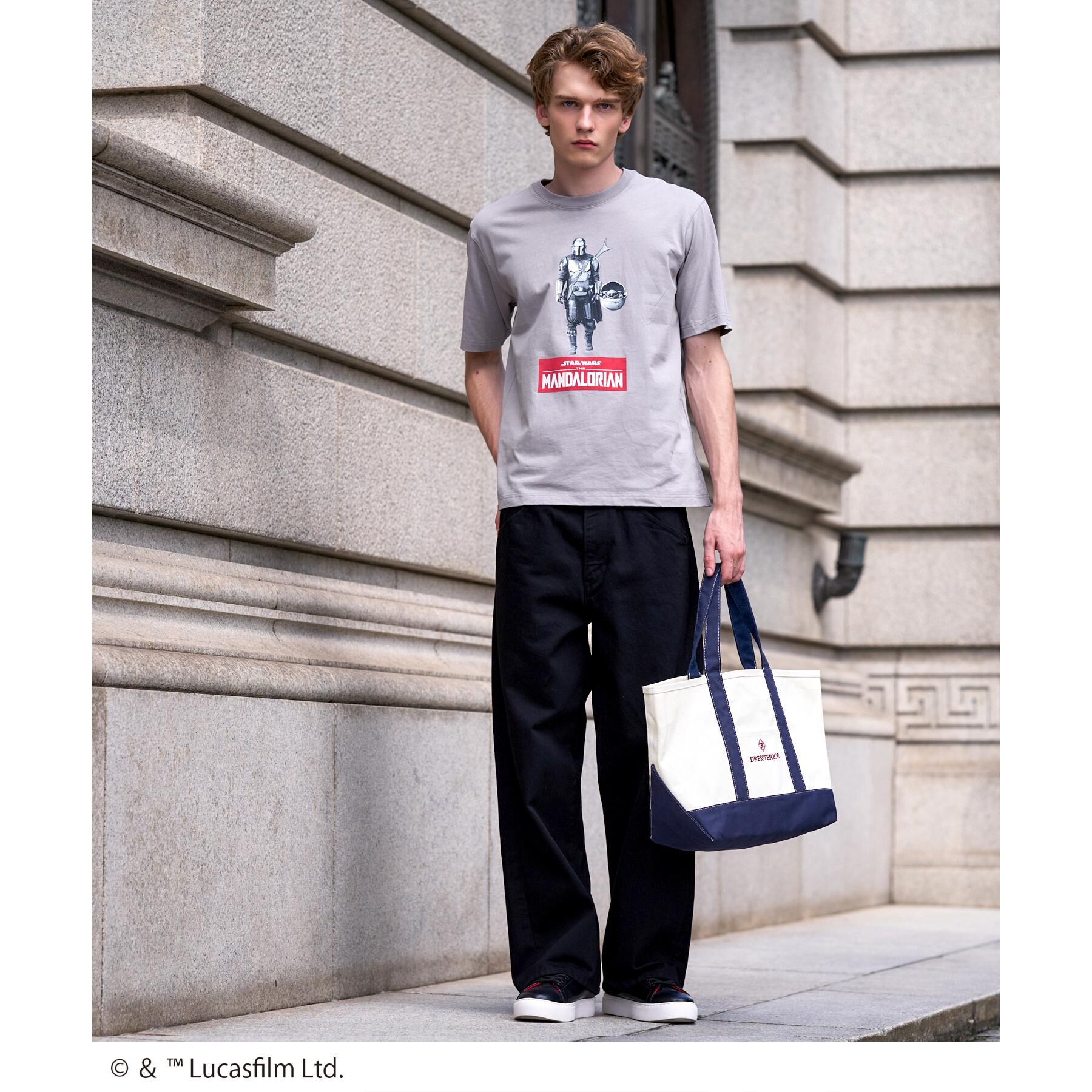 DRESSTERIOR「【接触冷感】STAR WARS マンダロリアン Tシャツ」|Tシャツ・カットソー|