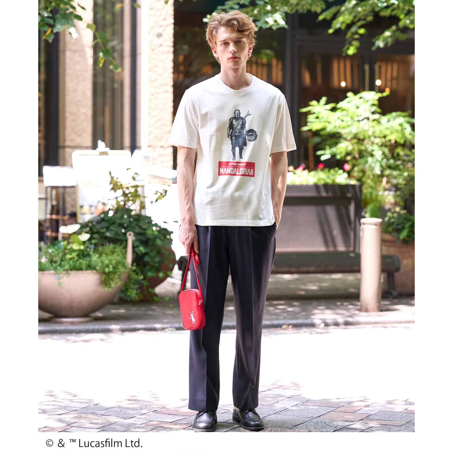 DRESSTERIOR「【接触冷感】STAR WARS マンダロリアン Tシャツ」|Tシャツ・カットソー|
