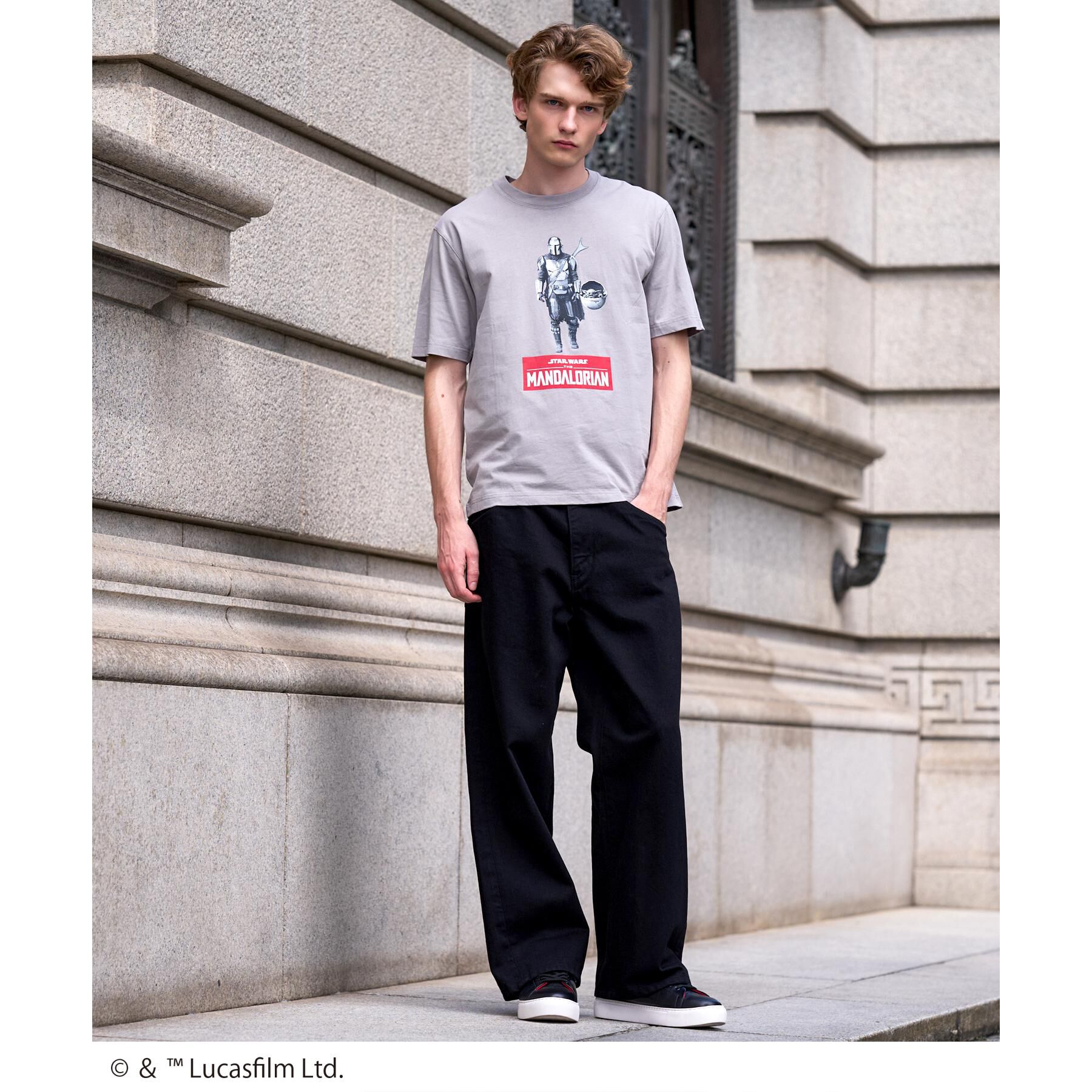DRESSTERIOR「【接触冷感】STAR WARS マンダロリアン Tシャツ」|Tシャツ・カットソー|