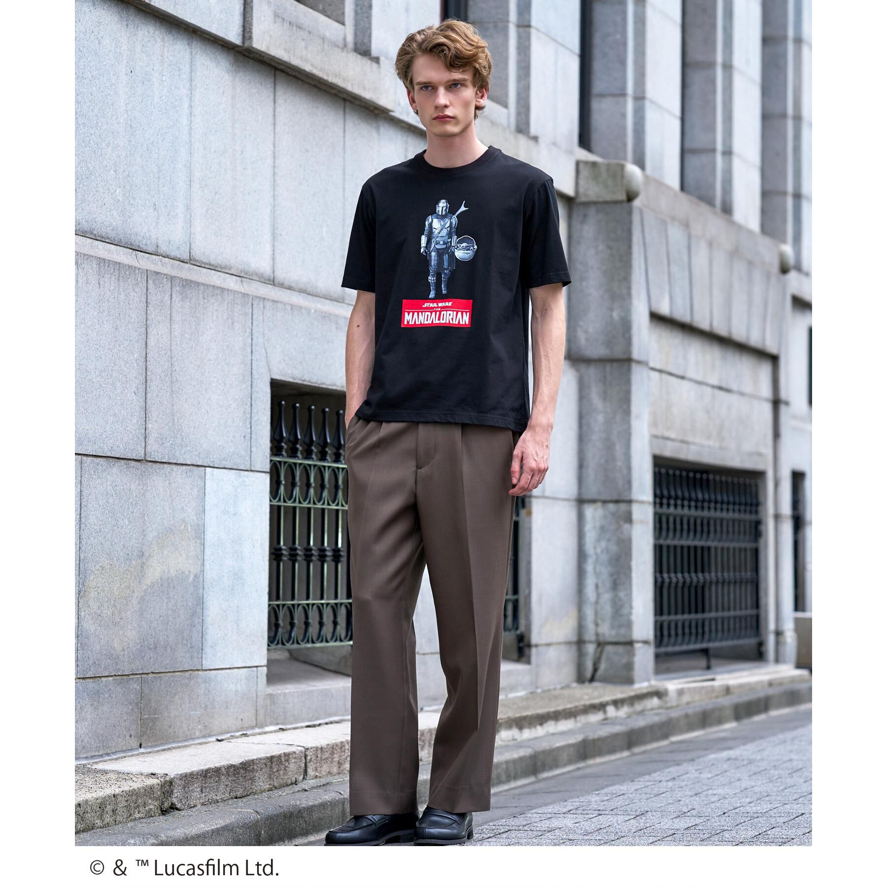 DRESSTERIOR「【接触冷感】STAR WARS マンダロリアン Tシャツ」|Tシャツ・カットソー|