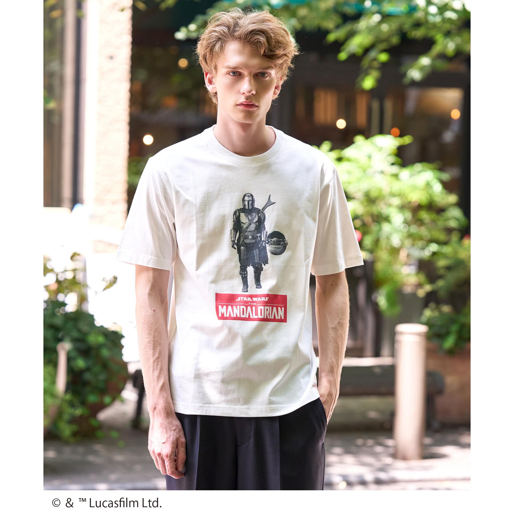 DRESSTERIOR「【接触冷感】STAR WARS マンダロリアン Tシャツ」|Tシャツ・カットソー|