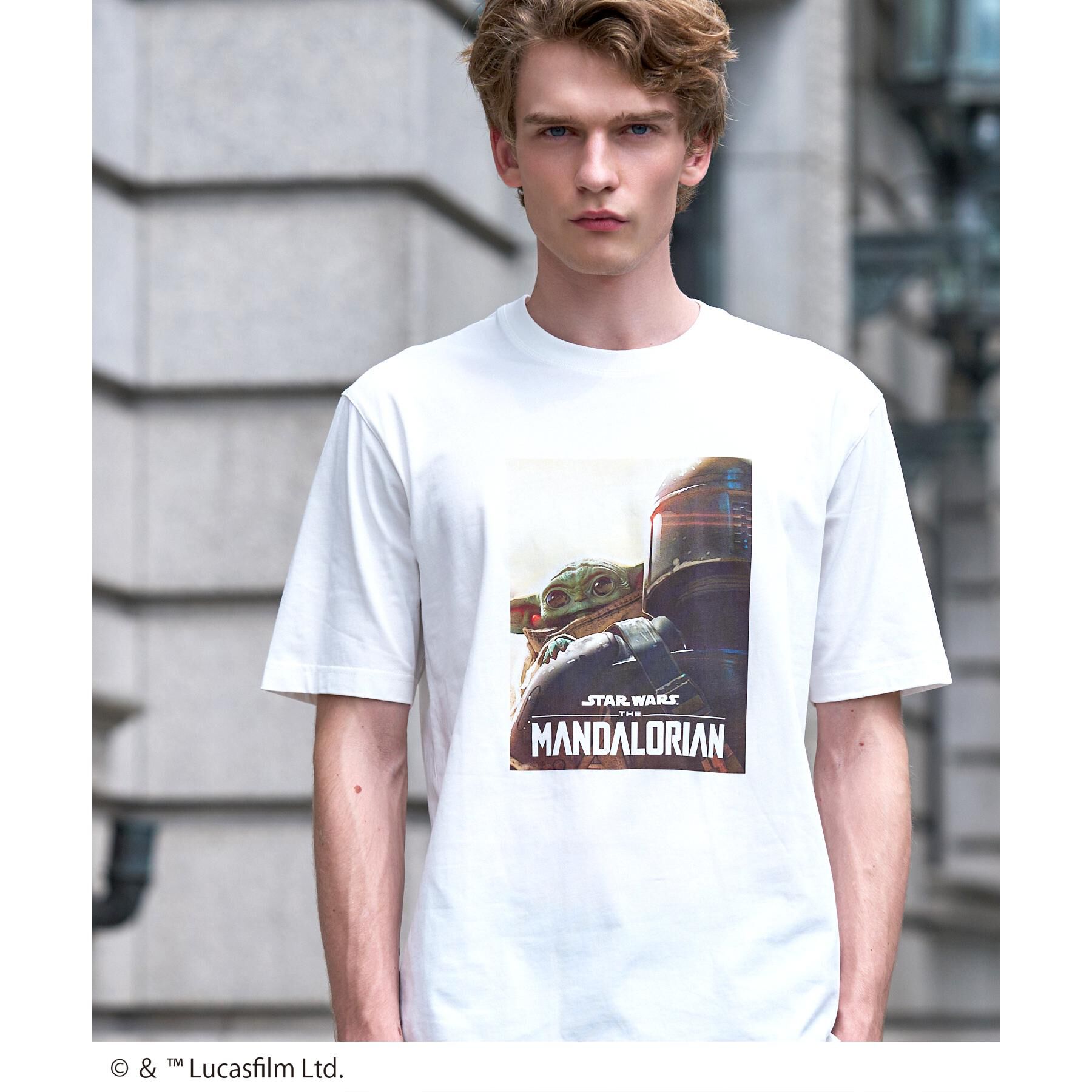 DRESSTERIOR「【接触冷感】STAR WARS マンダロリアン・アンド・グローグー Tシャツ」|Tシャツ・カットソー|