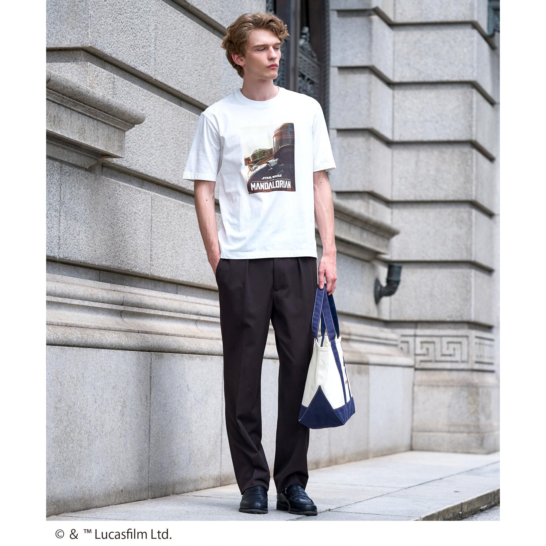 DRESSTERIOR「【接触冷感】STAR WARS マンダロリアン・アンド・グローグー Tシャツ」|Tシャツ・カットソー|