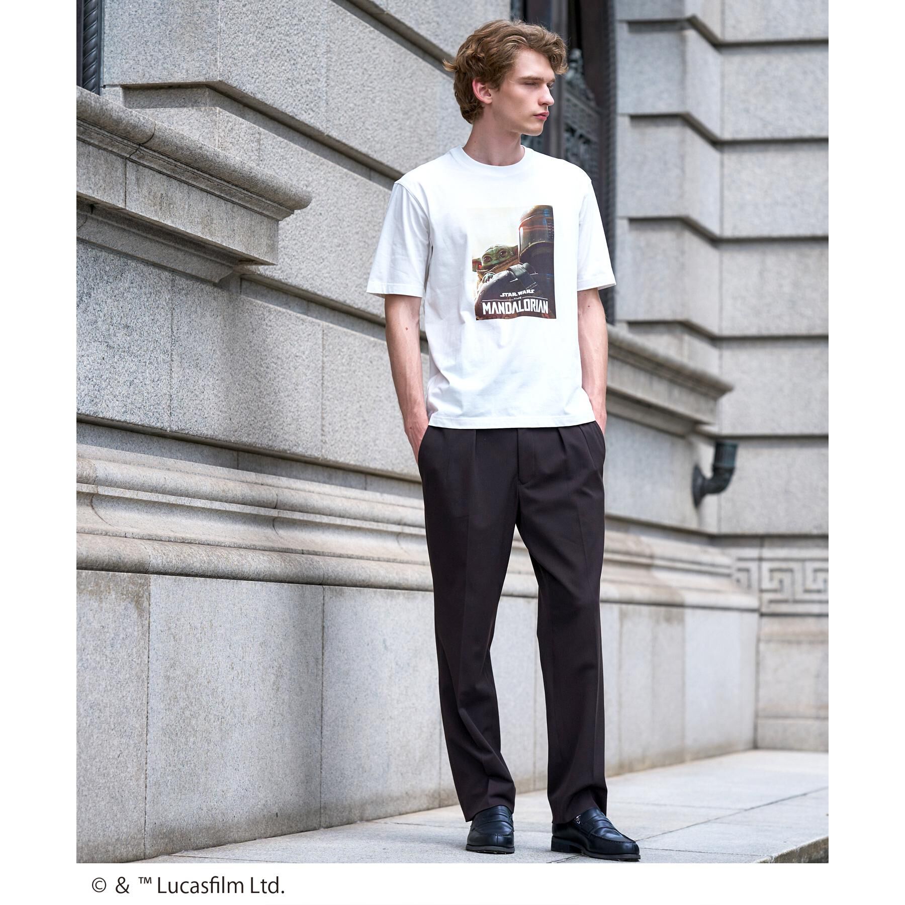 DRESSTERIOR「【接触冷感】STAR WARS マンダロリアン・アンド・グローグー Tシャツ」|Tシャツ・カットソー|