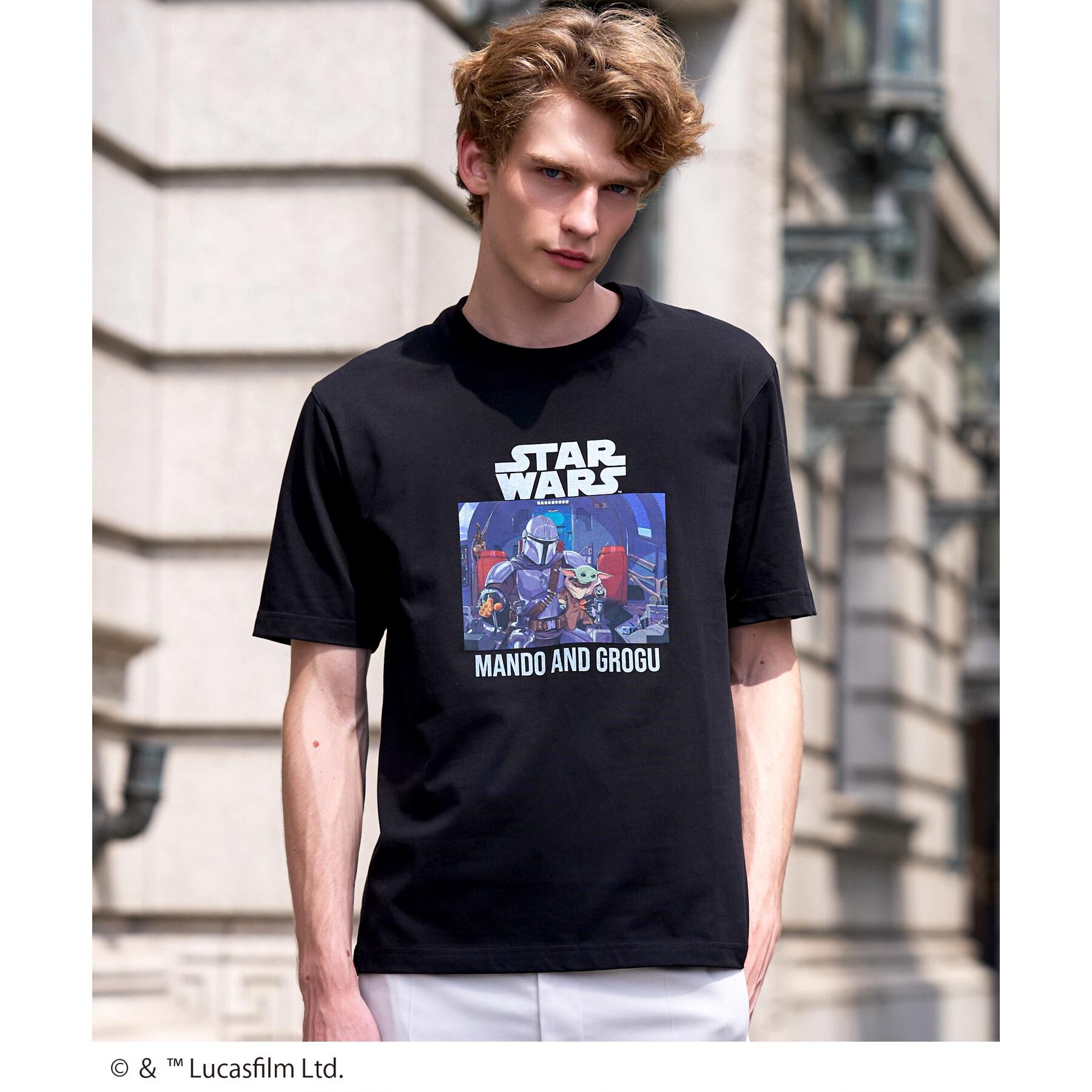 DRESSTERIOR「【接触冷感】STAR WARS レイザークレスト号 Tシャツ」|Tシャツ・カットソー|ブラック(019)