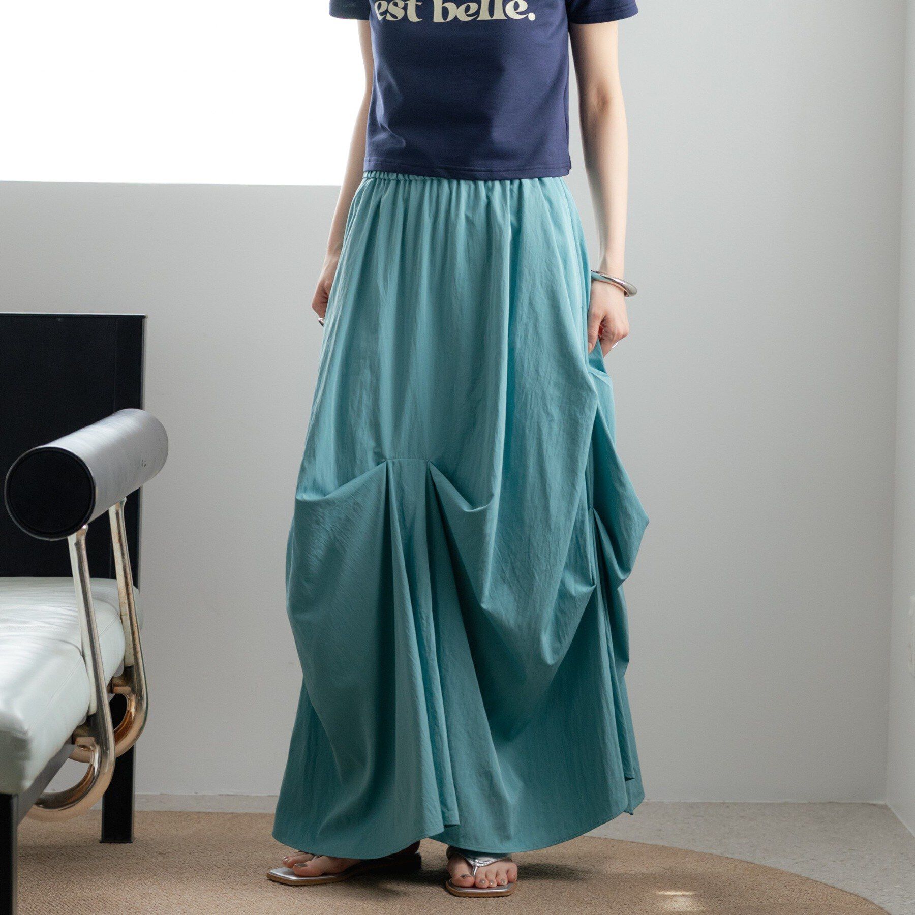 GALLEST「ランダムタックスカート【再入荷／ウォッシャブル】」|スカート|