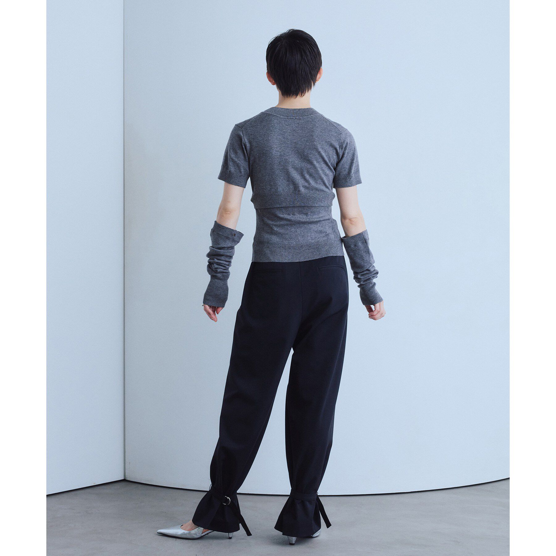 CODE A「modular button knit cardigan」|カーディガン|