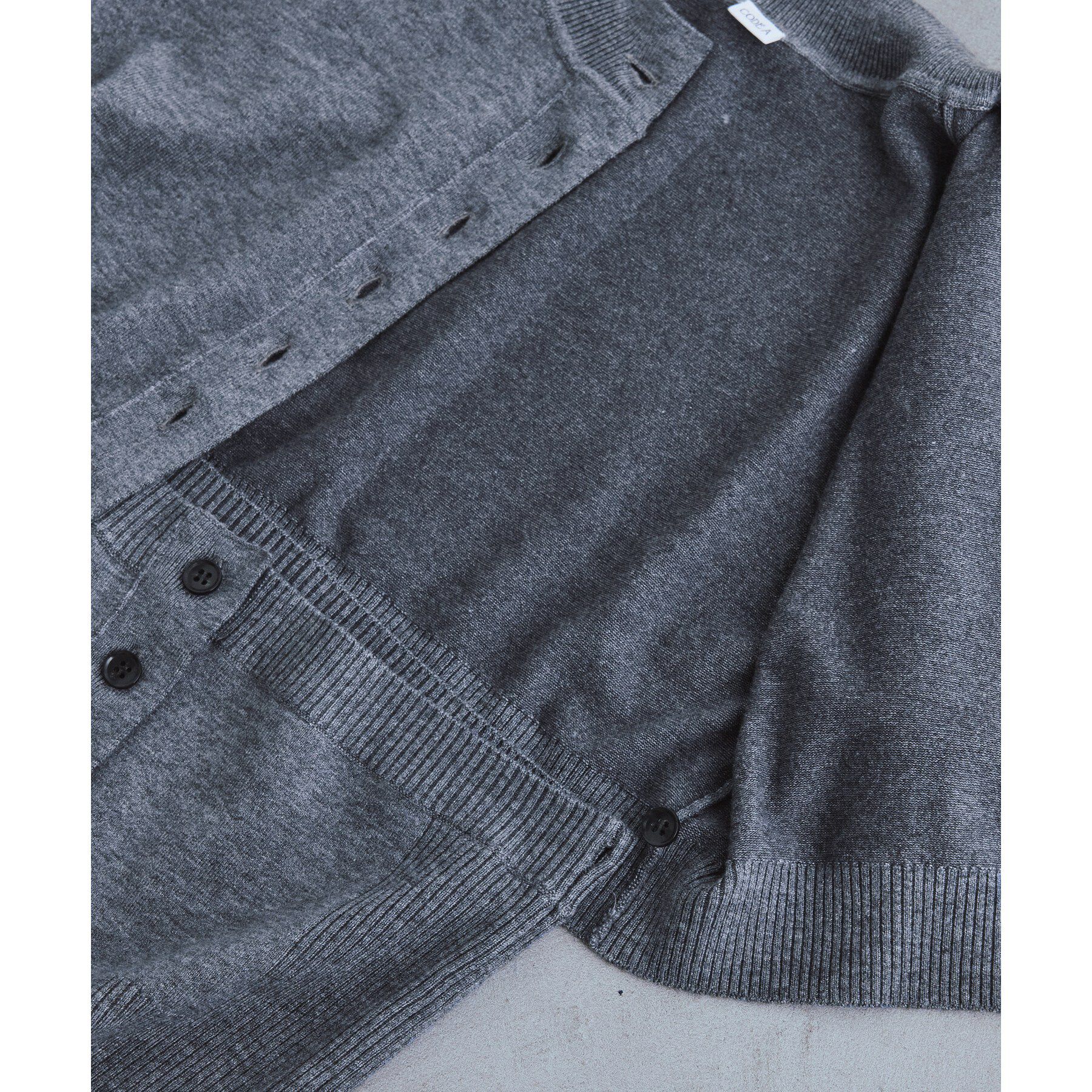 CODE A「modular button knit cardigan」|カーディガン|