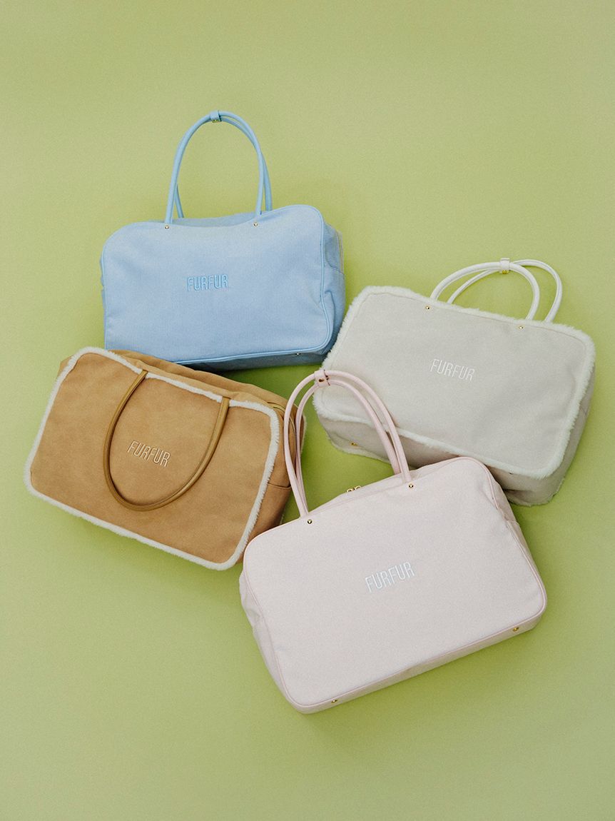 FURFUR「ムートンBIGボストンバッグ」|ボストンバッグ|
