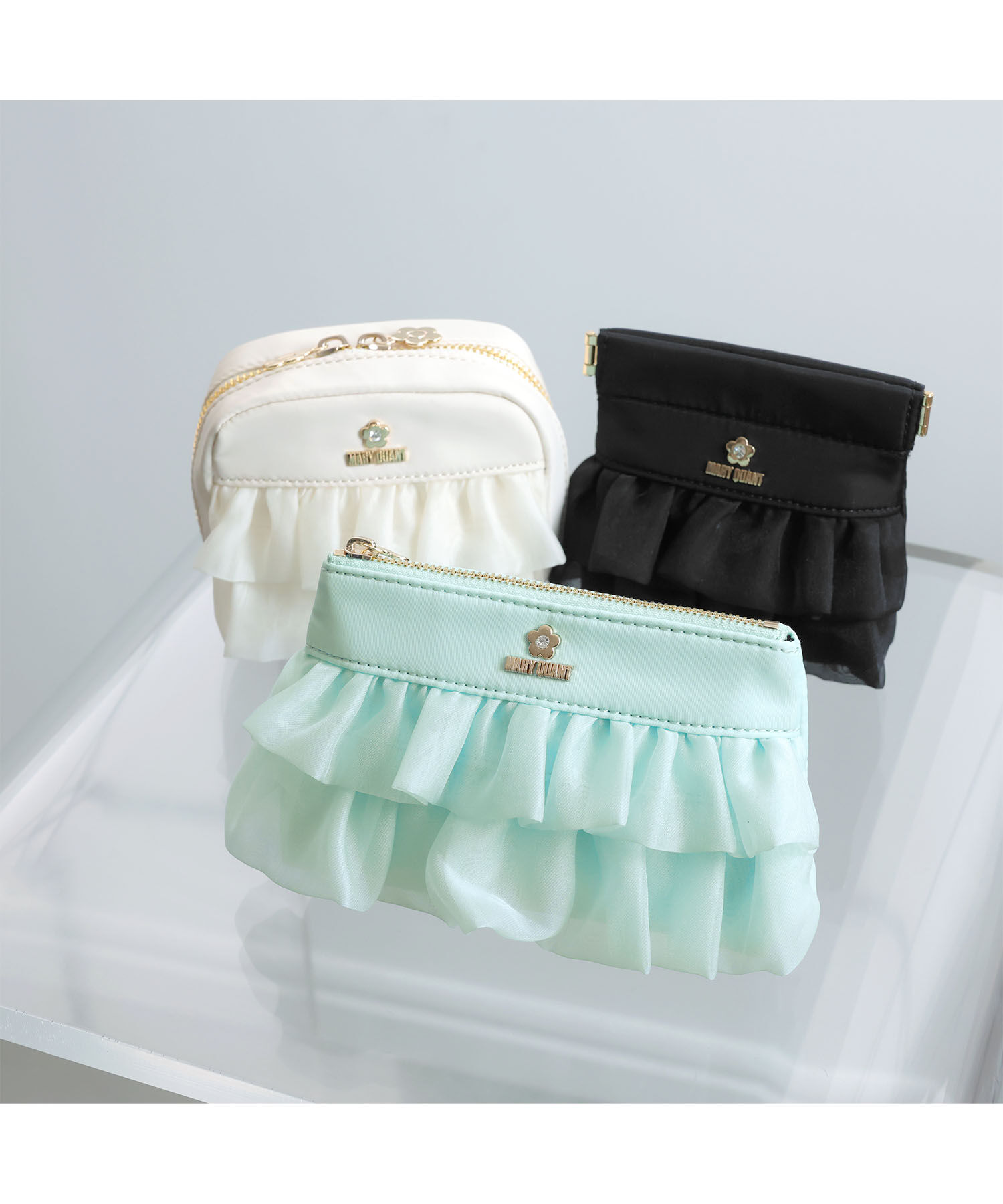 MARY QUANT「ティアードシアー 舟型ティッシュケース」|ポーチ|