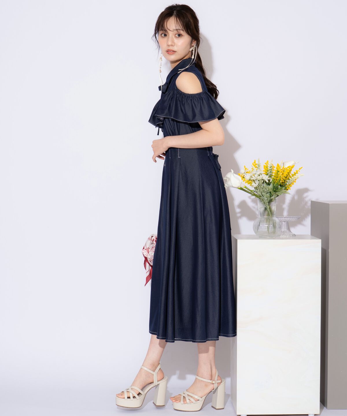 WILLSELECTION「２WAYスリーブストライプシャツワンピース」|ワンピース|