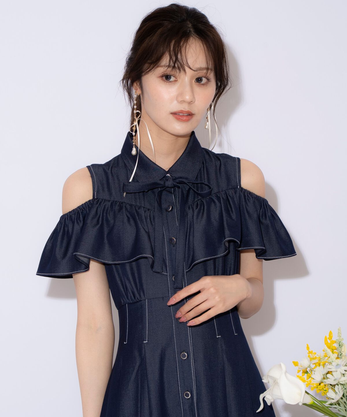 WILLSELECTION「２WAYスリーブストライプシャツワンピース」|ワンピース|