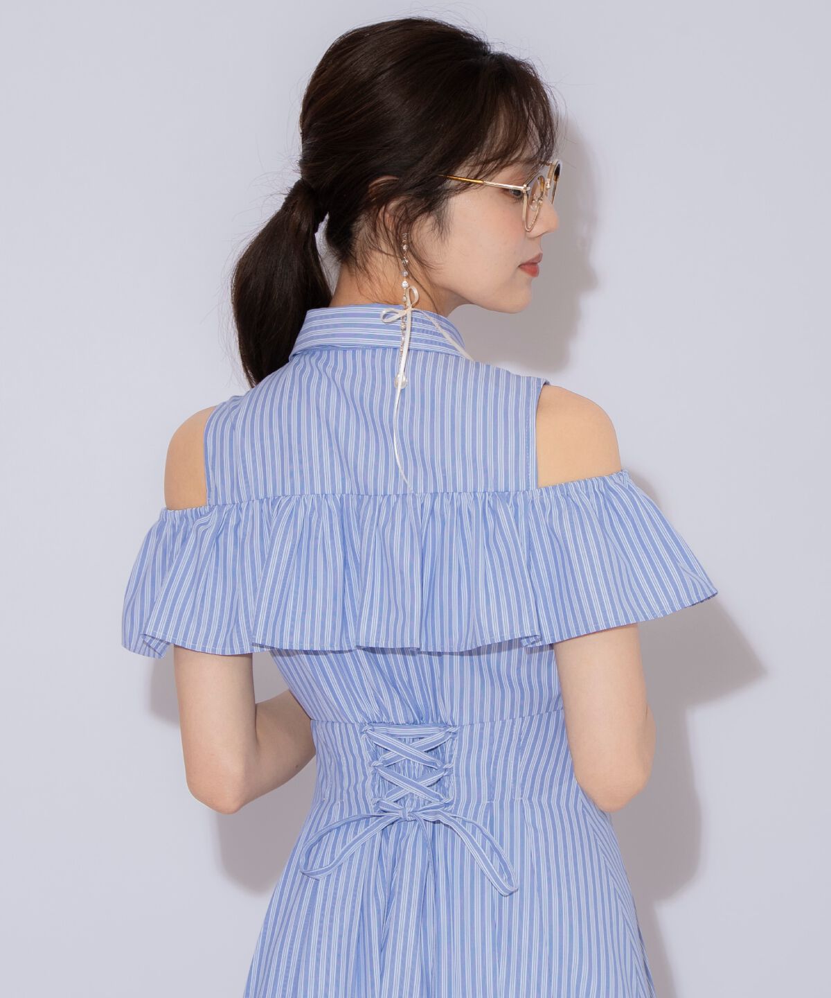 WILLSELECTION「２WAYスリーブストライプシャツワンピース」|ワンピース|