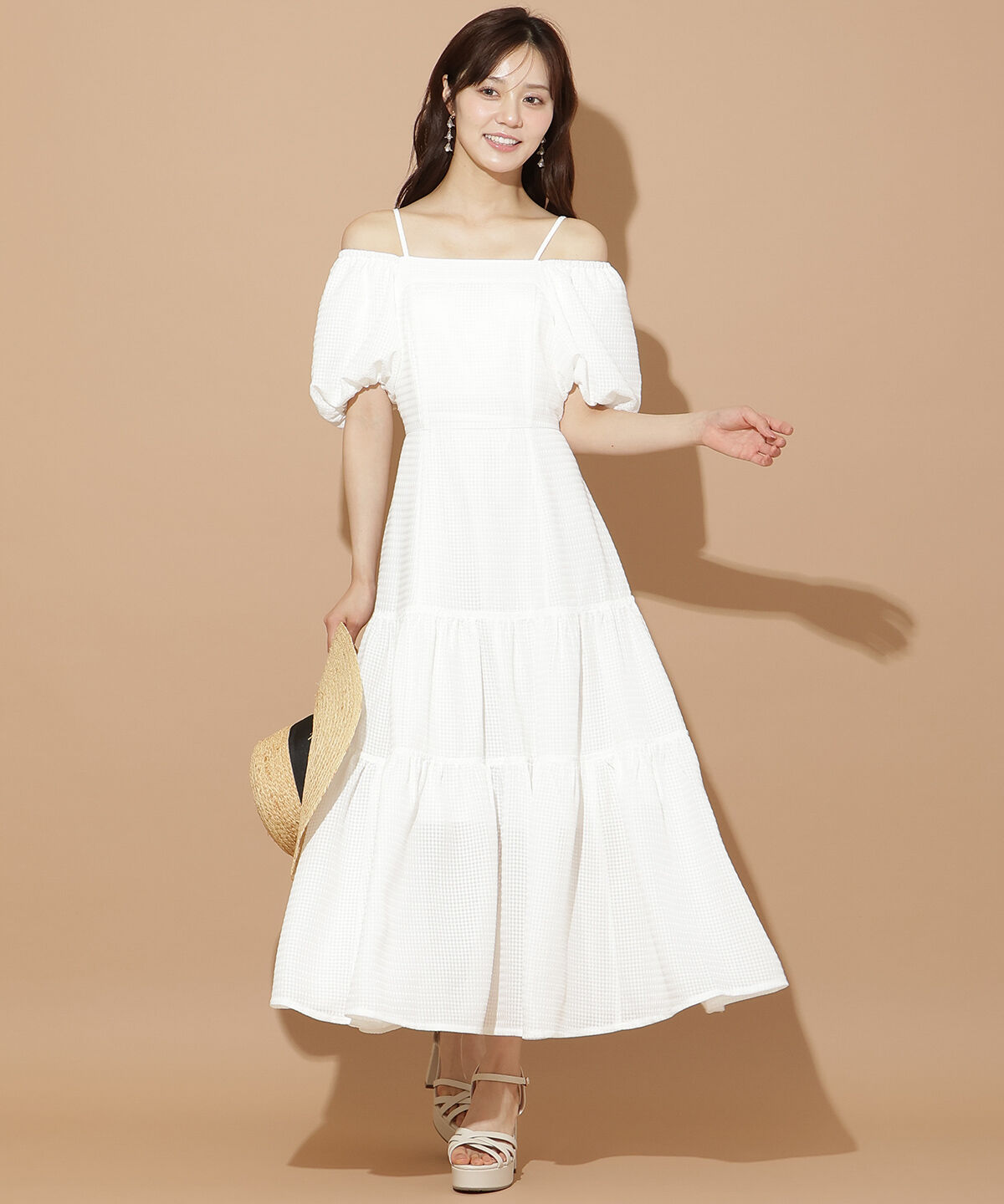 WILLSELECTION「バルーンスリーブティアードワンピース」|ワンピース|