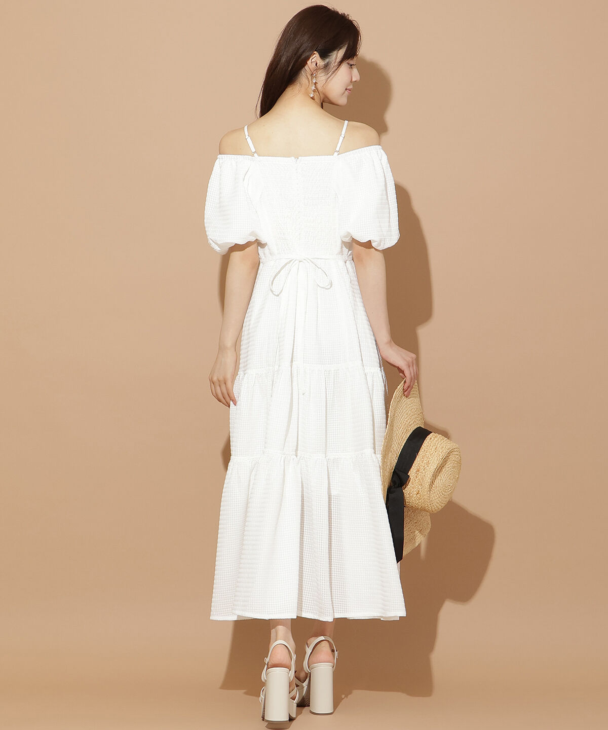 WILLSELECTION「バルーンスリーブティアードワンピース」|ワンピース|