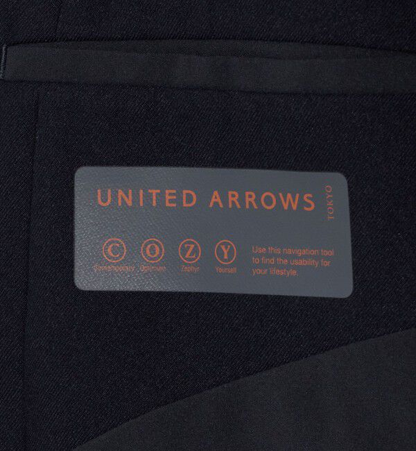 UNITED ARROWS「テックツイル シングル 2ボタン テーラードジャケット UA COZY ウォッシャブル ヨコストレッチ」|テーラードジャケット|