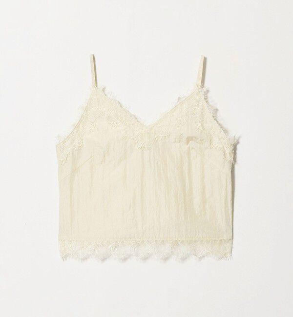NICE WEATHER「＜NICE WEATHER＞レーストップス」|キャミソール|WHITE