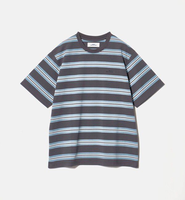 NICE WEATHER「＜NICE WEATHER＞ボーダーショートスリーブ Tシャツ」|Tシャツ・カットソー|