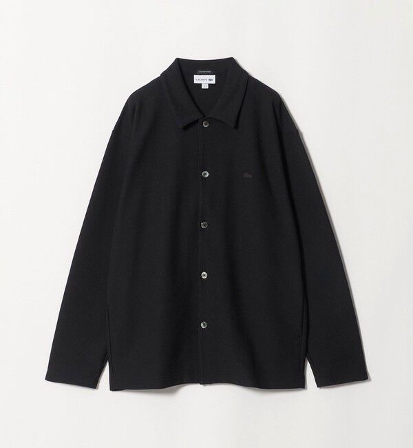 BEAUTY&YOUTH UNITED ARROWS「＜LACOSTE for BEAUTY&YOUTH＞ ワントーン シャツ ジャケット」|カーディガン|BLACK
