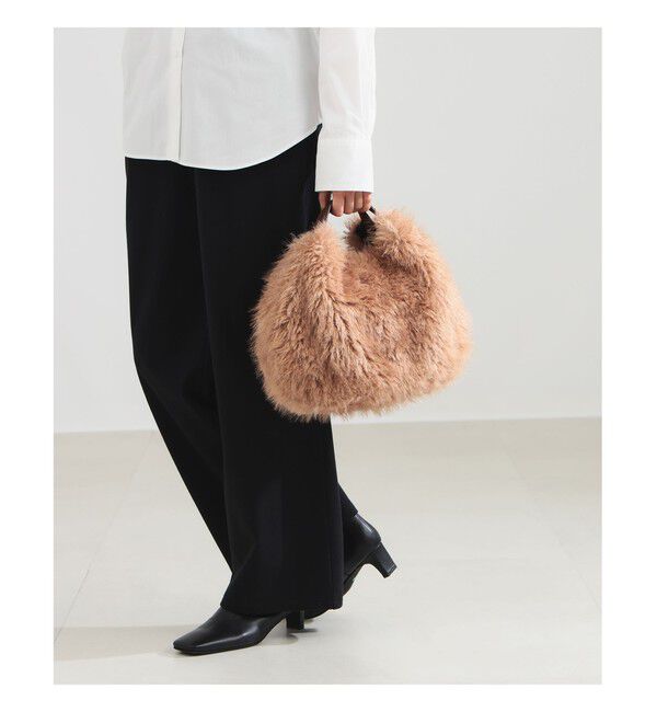Demi-Luxe BEAMS 「VIOLAd&rsquo;ORO / ELMO エコファー バッグ」|トートバッグ|BEIGE