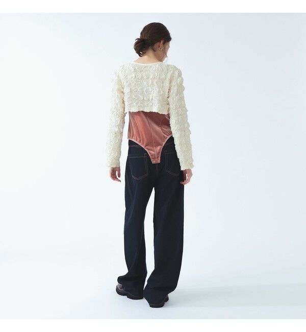 Ray BEAMS 「シャーリング ボレロ ブラウス」|シャツ・ブラウス|