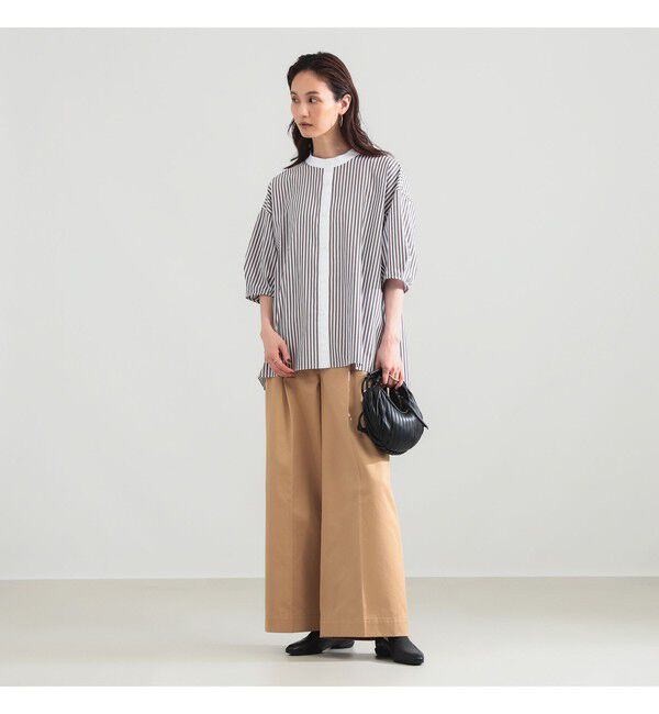 Demi-Luxe BEAMS 「フェミニン ハーフスリーブ ボリューム シャツ」|シャツ・ブラウス|