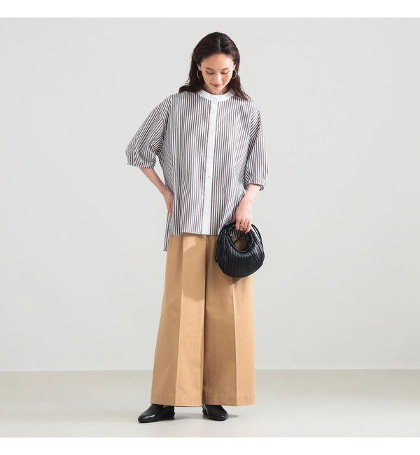 Demi-Luxe BEAMS 「フェミニン ハーフスリーブ ボリューム シャツ」|シャツ・ブラウス|