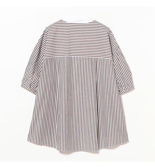 Demi-Luxe BEAMS 「フェミニン ハーフスリーブ ボリューム シャツ」|シャツ・ブラウス|