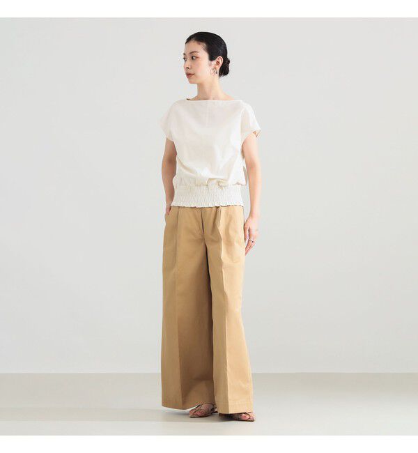 Demi-Luxe BEAMS 「フレンチ シャーリング ブラウス」|シャツ・ブラウス|