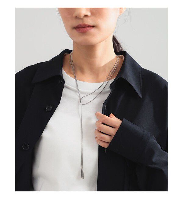 Demi-Luxe BEAMS 「ティアドロップ ネックレス」|ネックレス|SILVER