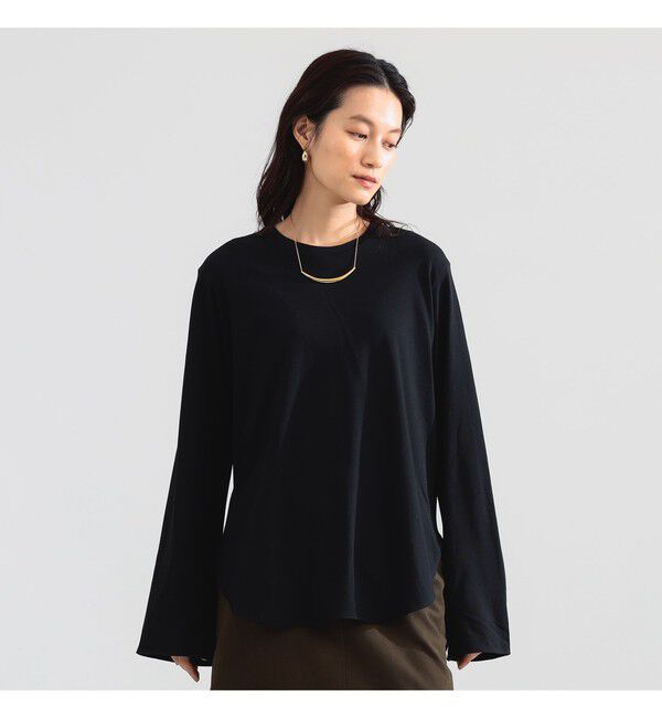 Demi-Luxe BEAMS 「ベルスリーブ オーバー Tシャツ」|Tシャツ・カットソー|