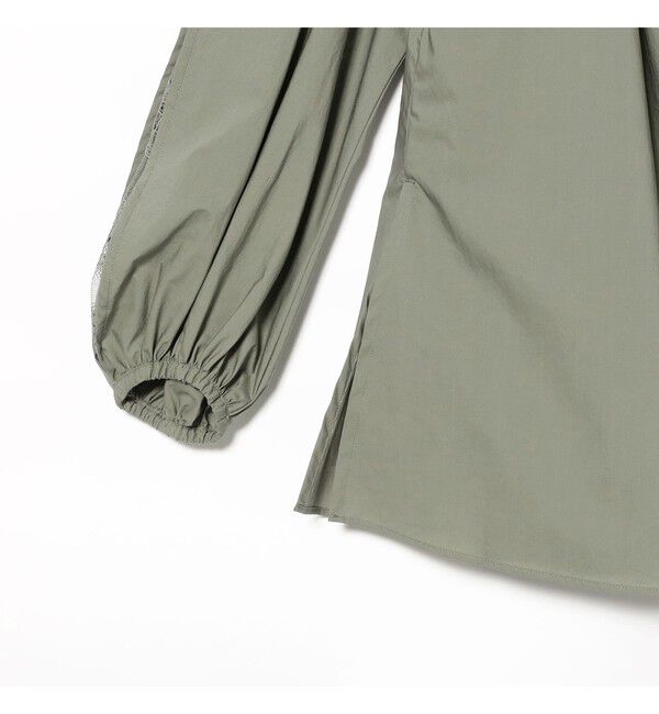 Demi-Luxe BEAMS 「レーススリーブ ギャザーブラウス」|シャツ・ブラウス|