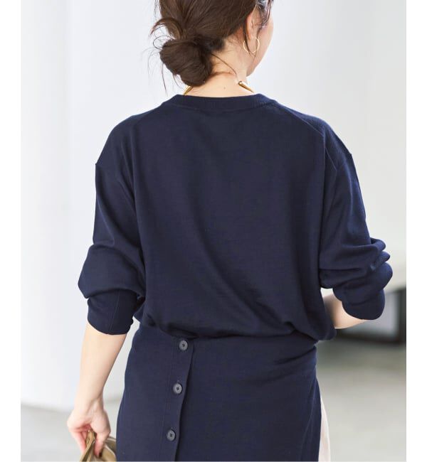 Spick and Span「《新色有り / 追加》18G クルーネックプルオーバー」|ニット・セーター|
