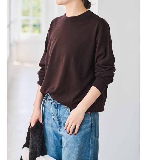 Spick and Span「《新色有り / 追加》18G クルーネックプルオーバー」|ニット・セーター|