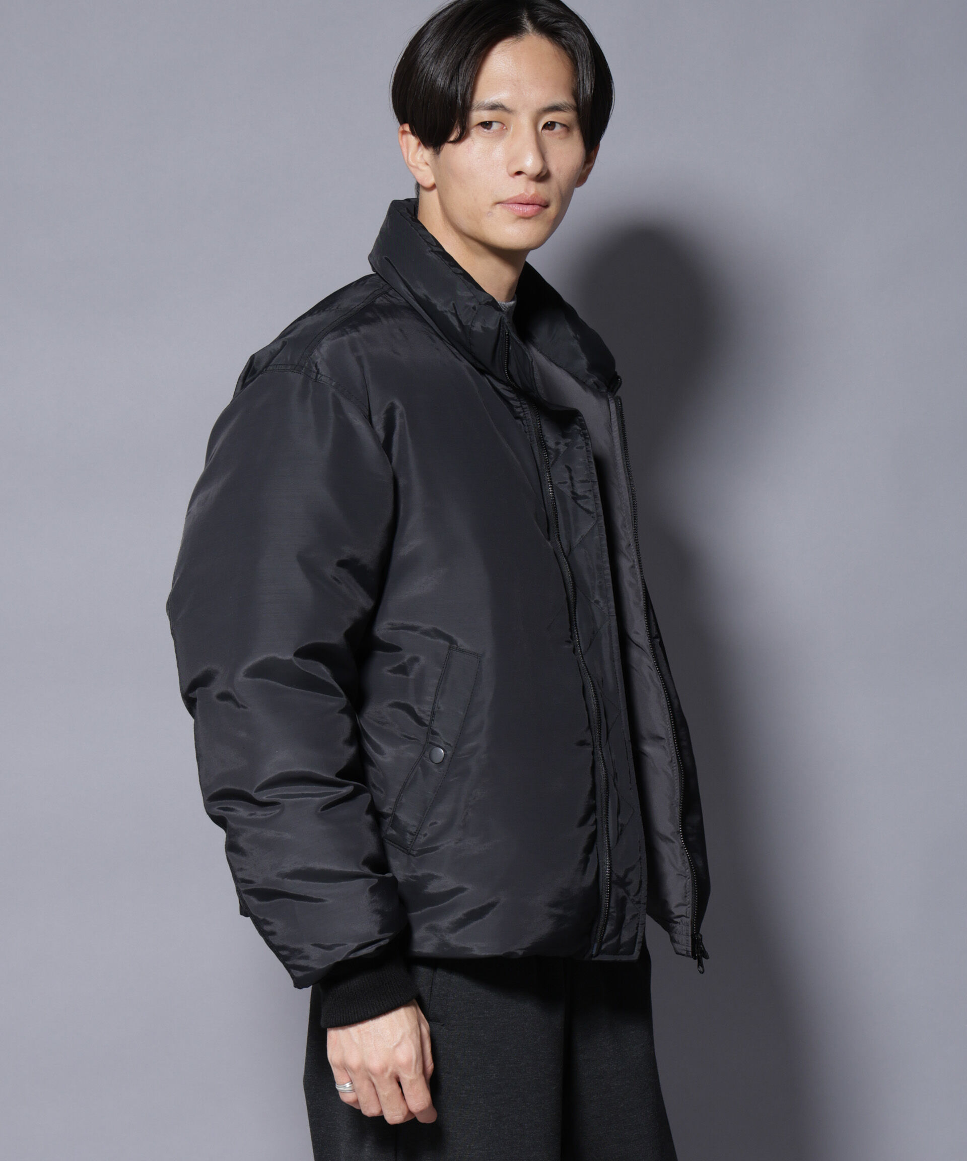 NANO universe「｢OGAWA PRODUCTS｣anewdown(R) スタンドダウン 難燃性、撥水」|ダウン|