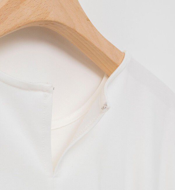 NOLLEY'S「《接触冷感/UVカット》ウォッシャブルハイスペックジャージペプラムプルオーバー」|Tシャツ・カットソー|