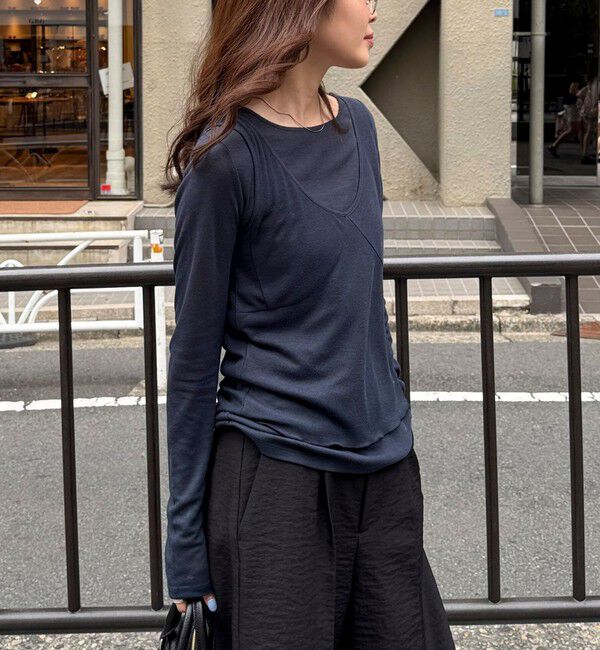fredy emue「レイヤードタンクセットロンTシャツ」|Tシャツ・カットソー|