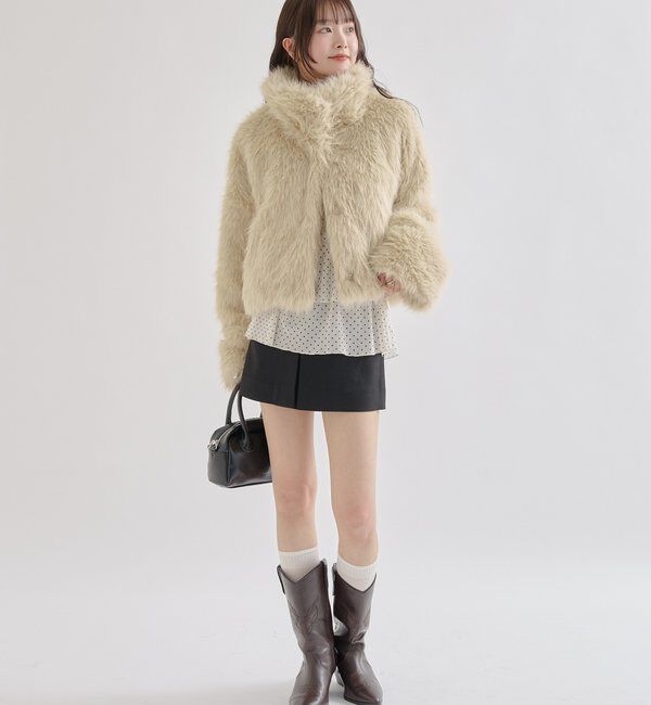  「【ZOZO限定REVIVAL】26AWショートファーコート」|その他|