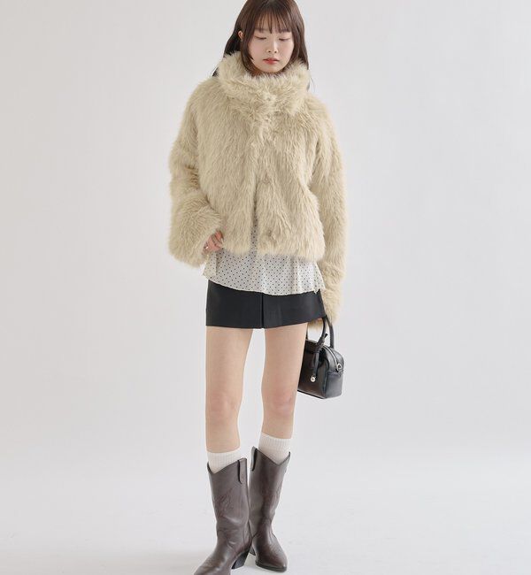  「【ZOZO限定REVIVAL】26AWショートファーコート」|その他|