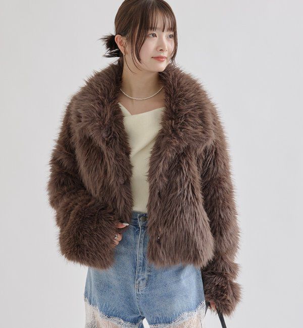  「【ZOZO限定REVIVAL】26AWショートファーコート」|その他|
