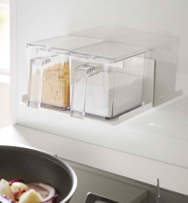 collex「【tower】マグネット 調味料ストッカーラック  キッチン小物」|食器・キッチングッズ|