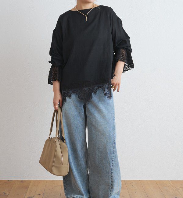  「バレルシルエットデニムパンツ」|デニム|