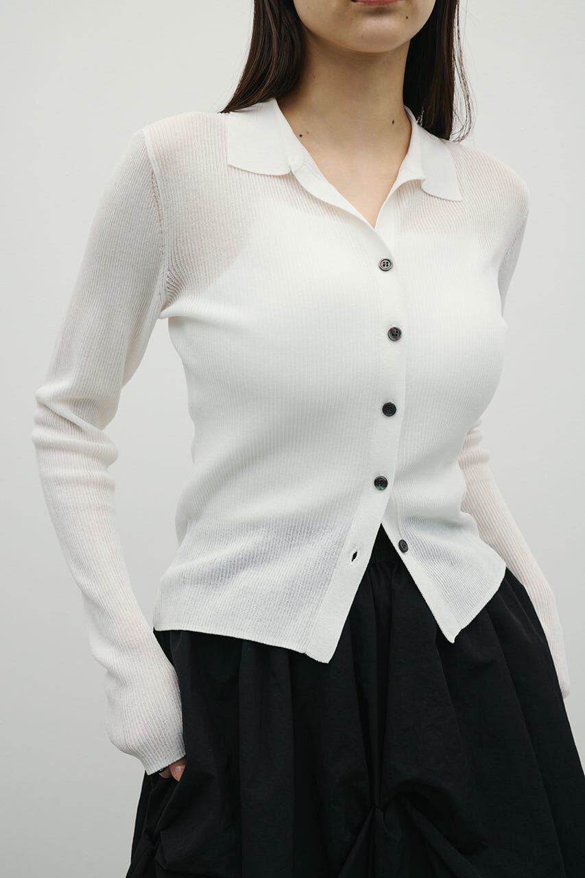 STYLEMIXER「スキッパーニットトップ」|ニット・セーター|WHT