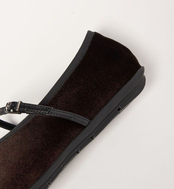 SY UNITED ARROWS「＜SY＞フラワービジューチャイナベルト フラット20&uarr;」|バレエシューズ|